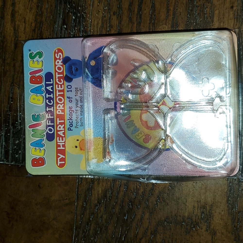 Package of 10 Beanie Babies Ty Heart Protectors